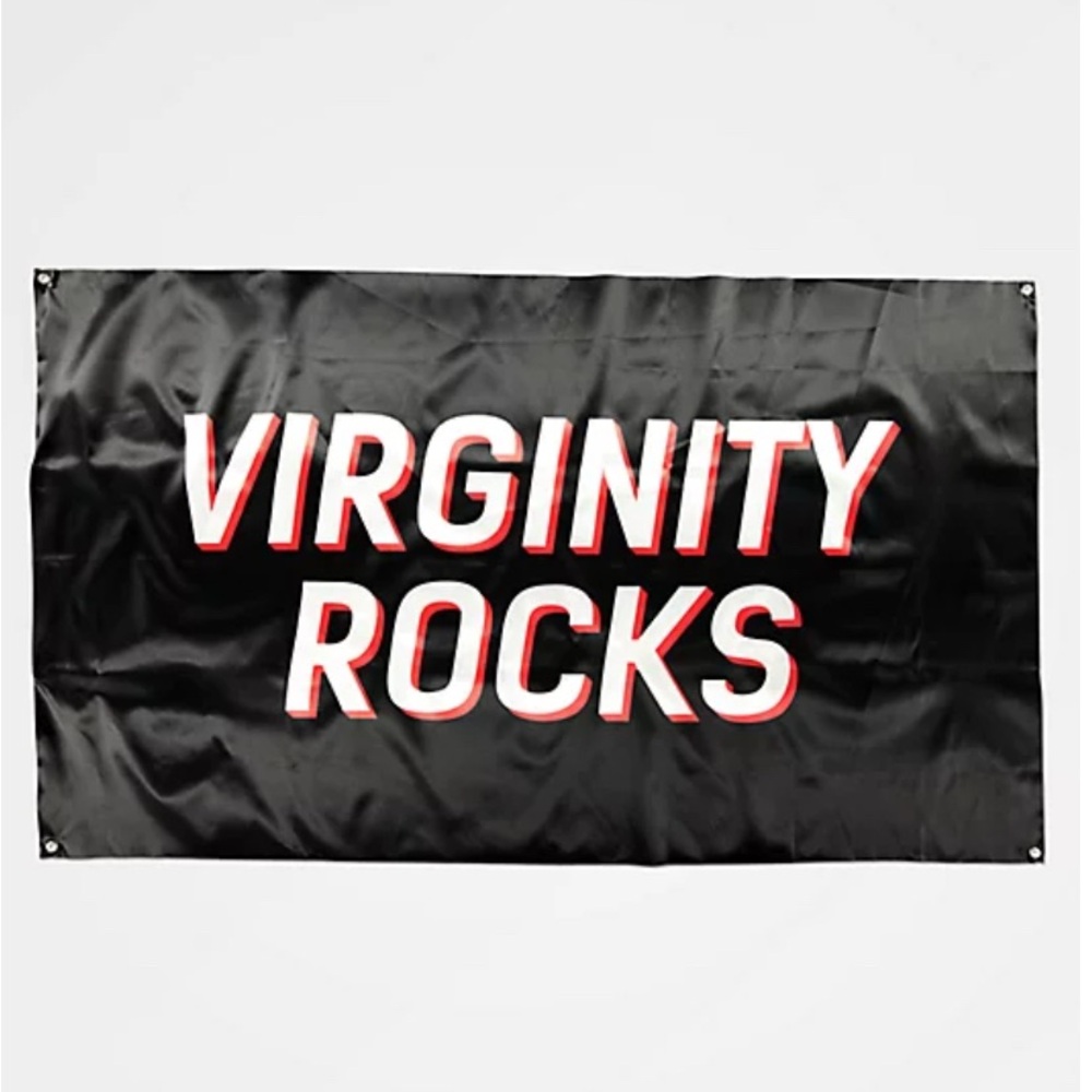 Danny Duncan Virginity Rocks Black Banner